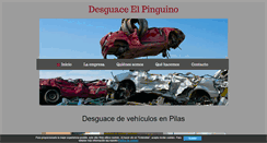 Desktop Screenshot of desguaceselpinguino.com