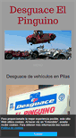 Mobile Screenshot of desguaceselpinguino.com